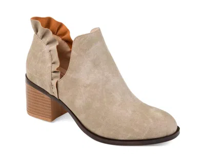 Journee Collection Lennie Bootie In Brown