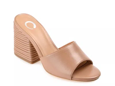 Journee Collection Leslee Sandal In Brown