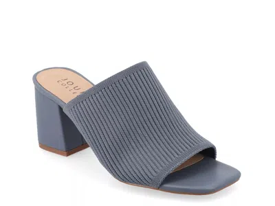 Journee Collection Lorenna Mule In Blue