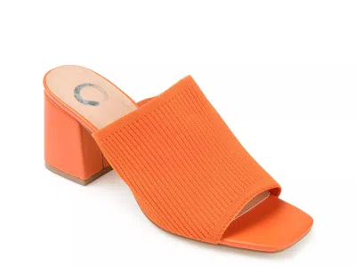 Journee Collection Lorenna Mule In Orange