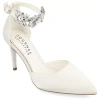 Journee Collection Loxley Womens Pointed Stiletto Heel Pumps In White
