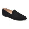 Journee Collection Lucie Womens Round Closed Toe Loafers In Black