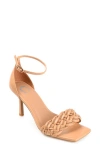 Journee Collection Mabella Tru Comfort Foam Heeled Sandal In Mocha