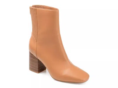 Journee Collection Maize Bootie In Brown