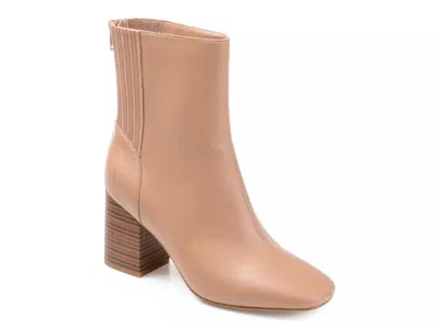 Journee Collection Maize Bootie In Brown