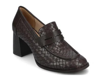 Journee Collection Malleah Loafer Pump In Brown