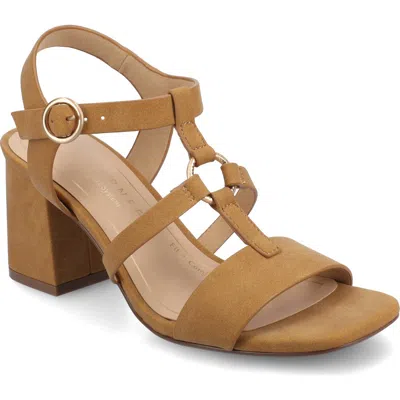 Journee Collection Marci Knotted Strap Loafer In White