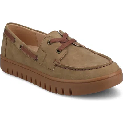 Journee Collection Marion Boat Shoe In Brown