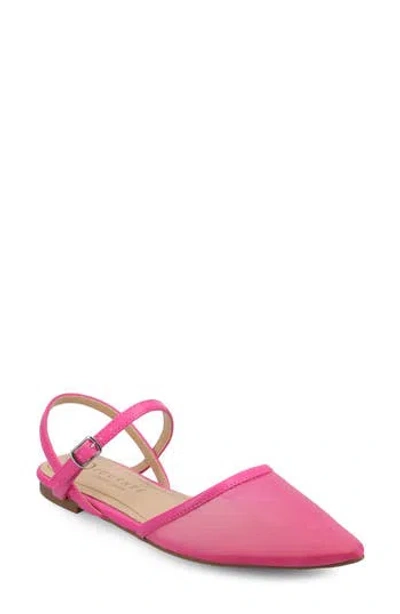 Journee Collection Martine Supernatural Shades Slingback Flat In Pink