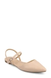 Journee Collection Martine Supernatural Shades Slingback Flat In Blush