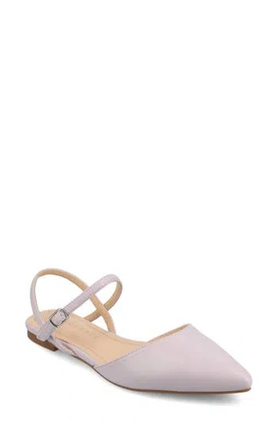 Journee Collection Martine Supernatural Shades Slingback Flat In Lilac