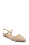 Journee Collection Martine Supernatural Shades Slingback Flat In Taupe