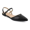 Journee Collection Martine Womens Pointed Closed Toe Ballet Flats In Black
