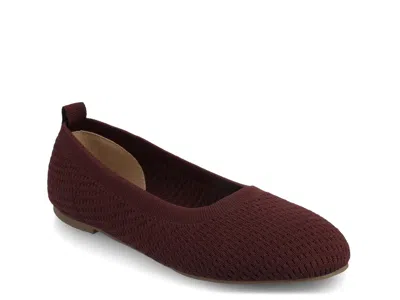 Journee Collection Maryann Flat In Brown