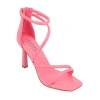 Journee Collection Marza Womens Square Open Toe Stiletto Heel Pumps In Pink