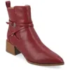 Journee Collection Estelle Bootie In Pink