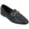 Journee Collection Mizza Loafers Womens Black Leather Dress Flats Gal1703 In Multi