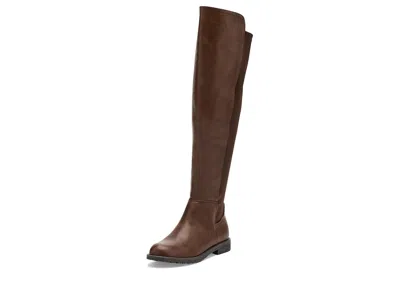 Journee Collection Morrigan Women's Boots Chocolate: 7.5 M, Synthetic In Black