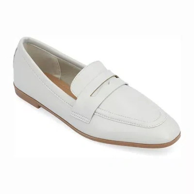 Journee Collection Myeesha Womens Square Closed Toe Loafers In Gray