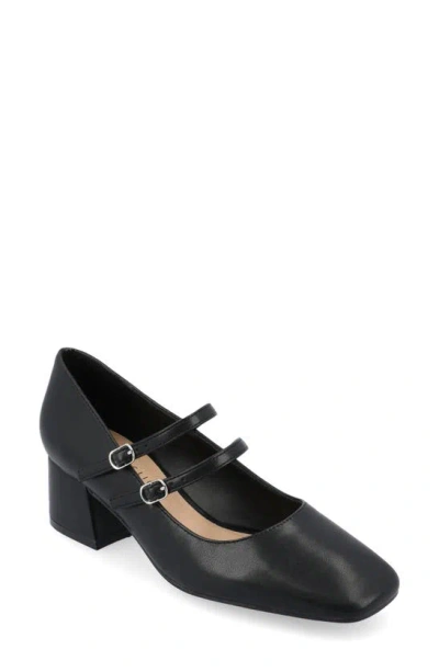 Journee Collection Nally Mary Jane Pump In Black