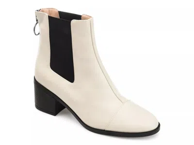 Journee Collection Nigella Chelsea Boot In White