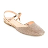 Journee Collection Nysha Womens Square Ballet Flats In Brown