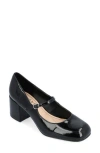 Journee Collection Women's Okenna Mary Jane Block Heel Pumps In Black