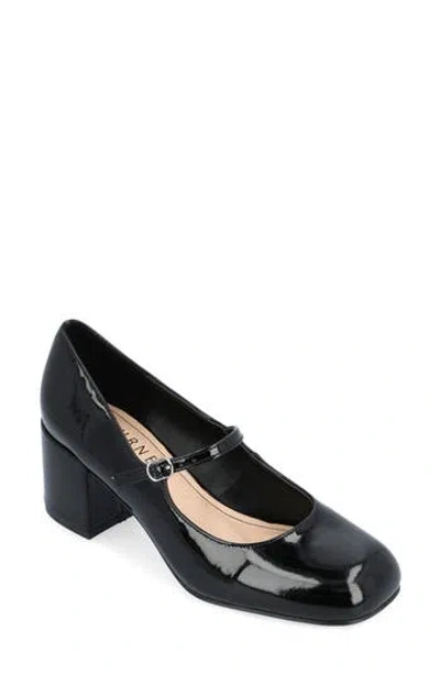 Journee Collection Women's Okenna Mary Jane Block Heel Pumps In Black