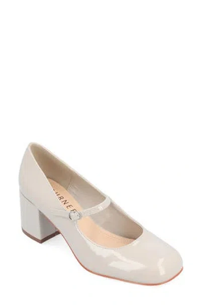 Journee Collection Okenna Mary Jane Pump In Grey