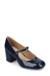 Journee Collection Okenna Pump In Blue
