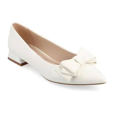 JOURNEE COLLECTION OPHELIA WOMENS POINTED CLOSED TOE BALLET FLATS