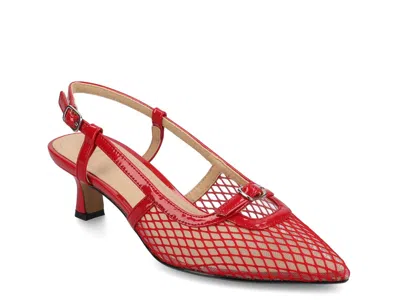 Journee Collection Padma Pump In Red
