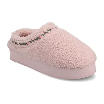 JOURNEE COLLECTION PALLMER WOMENS ROUND SLIP-ON SHOE