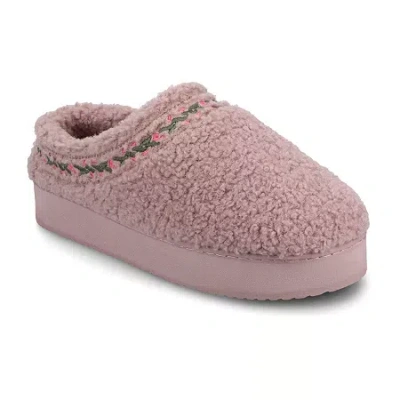 Journee Collection Pallmer Womens Round Slip-on Shoe In Purple