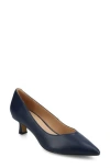 Journee Collection Pammie Pump In Blue