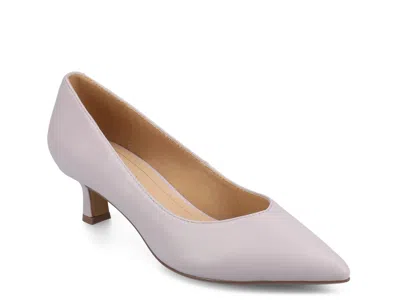 Journee Collection Pammie Pump In Purple