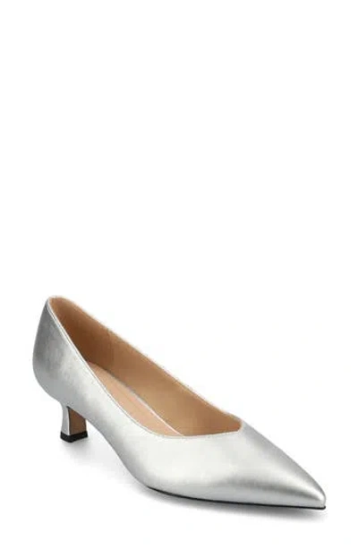 Journee Collection Pammie Pump In Silver