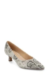 Journee Collection Pammie Pump In Snake