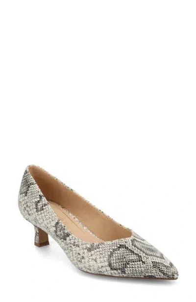 Journee Collection Pammie Pump In Snake