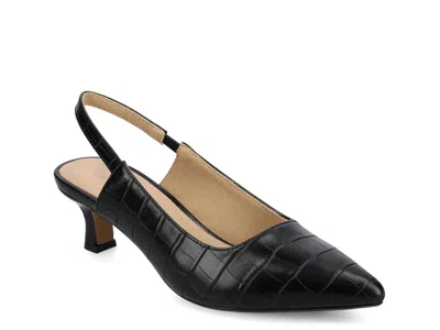 Journee Collection Paulina Slingback Pump In Black