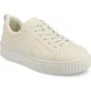Journee Collection Women's Pazey Platform Lace-up Casual Sneakers In Bone