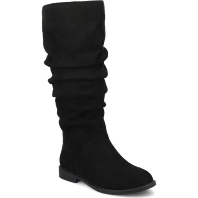 Journee Collection Pennie Knee High Boot In Black