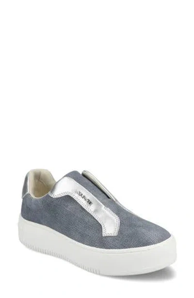 Journee Collection Phoebe Slip-on Sneaker In Gray