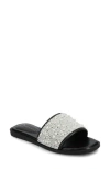Journee Collection Precly Slide Sandal In Black