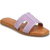 Journee Collection Primah Slide Sandal In Lilac