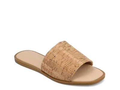 Journee Collection Prisilla Sandal In Brown