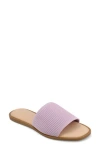 Journee Collection Prisilla Slide Sandal In Lilac