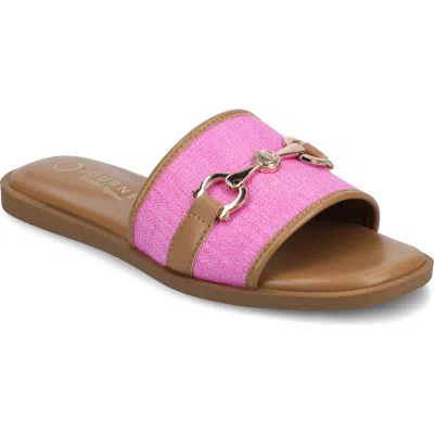 Journee Collection Priya Slide Sandal In Pink