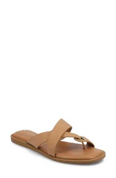 JOURNEE COLLECTION JOURNEE COLLECTION PRIZZIE FLAT SLIDE SANDAL