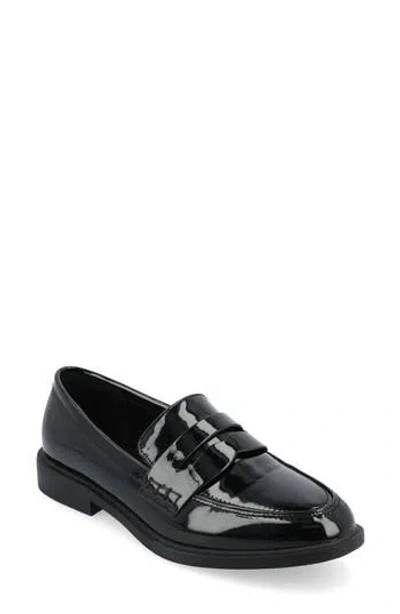 Journee Collection Raichel Penny Loafer In Black